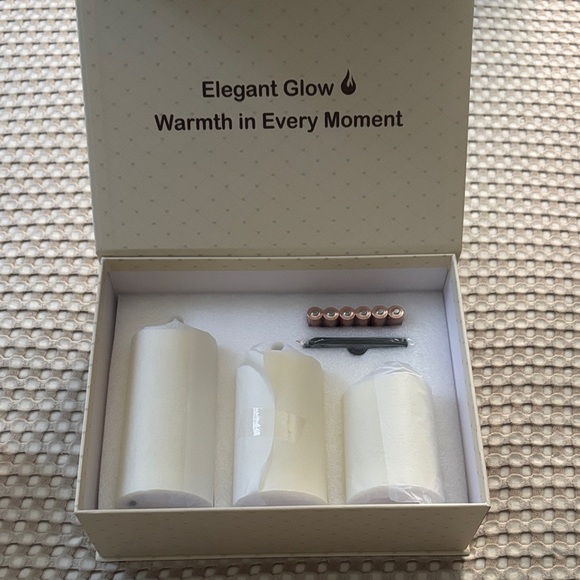 Ivory LED Flameless Candle Set - Picture 3 of 5